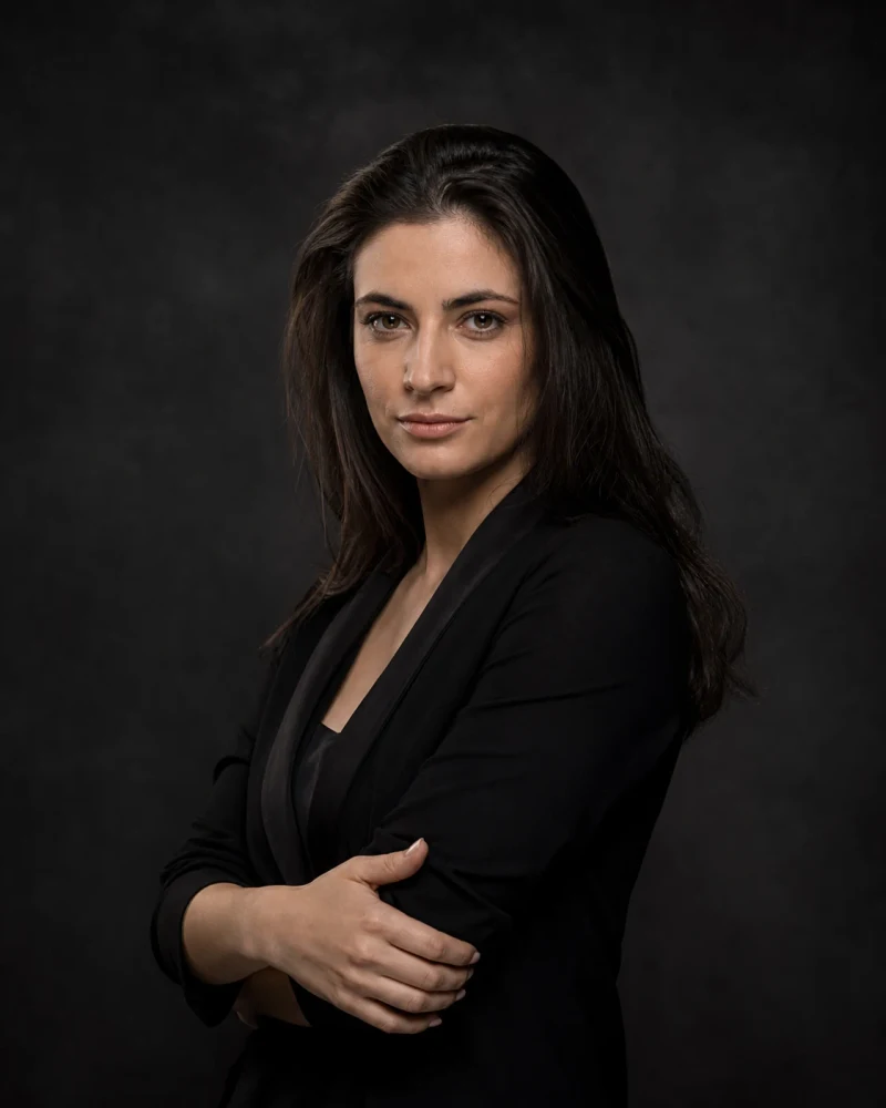 Profesionalni studijski portret žene